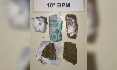 PM de Apucarana apreende maconha; jovem de 19 anos é preso