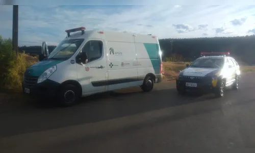 Ambulância foi furtada na região; paciente estava dentro