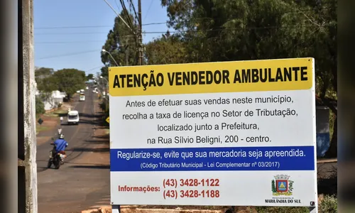 Prefeitura de Marilândia do Sul intensifica fiscalização de Ambulantes
