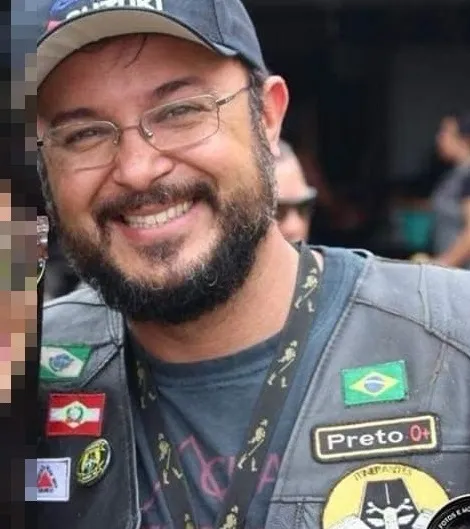 Júlio Cesar Chagas, o conhecido "Preto", vítima fatal do acidente.