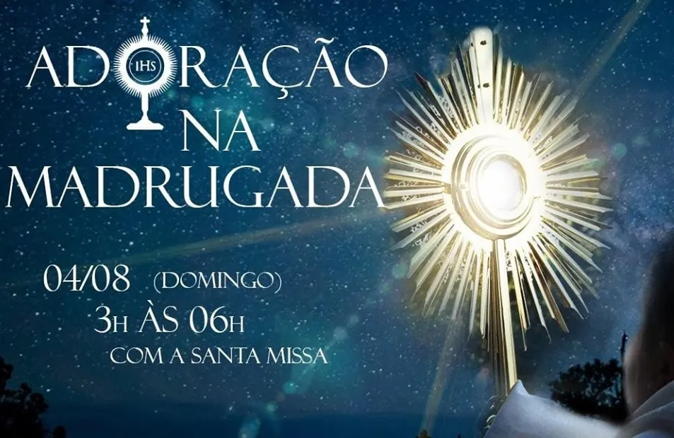 Paróquia Santo Antônio de Pádua realiza primeira 'Adoração na Madrugada'