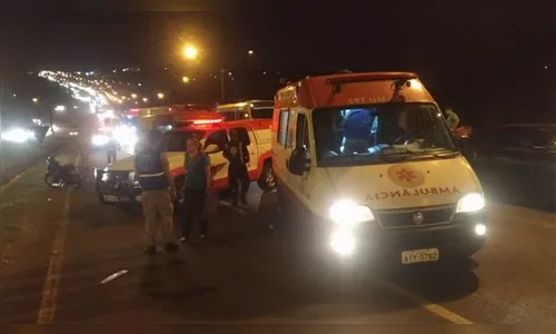 Roda se desprende e causa acidente grave na BR-369