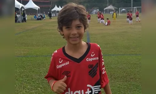 Garoto apucaranense disputa torneio em São Paulo pelo Athletico