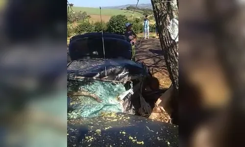 Homem fica ferido em acidente em Grandes Rios