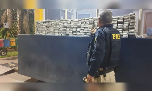 PRF apreende 192 kg de maconha na BR-277