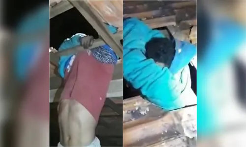 Homem que fugia da PM de Rolândia fica preso em telhado 