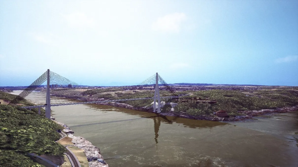 Consórcio inicia construção da segunda ponte entre o Brasil e o Paraguai