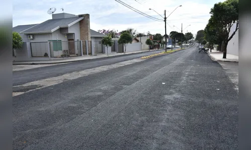 Trecho de Avenida recebe melhorias com aplicação de micropavimento