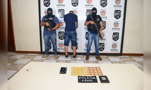 Polícia Civil de Apucarana prende rapaz com mil pontos de LSD