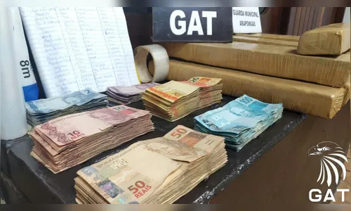 GM de Arapongas apreende quase R$10 mil e drogas 