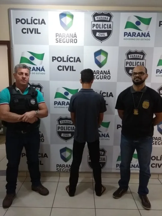 Rafael que é réu confesso, está preso preventivamente. (Foto: Polícia Civil)