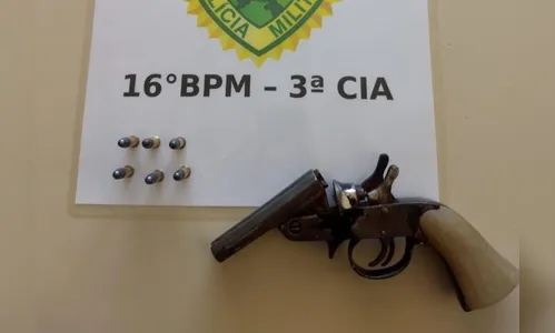 PM de Manoel Ribas apreende adolescente por posse de munição e arma de fogo