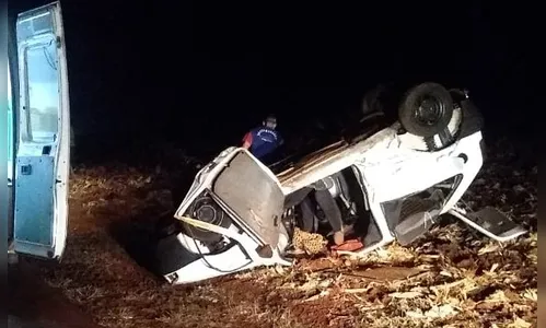 Acidente deixa ferido na PR 082  em Jardim Alegre