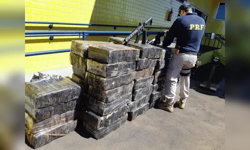 PRF apreende dois fuzis e mais de uma tonelada de maconha em Mandaguari