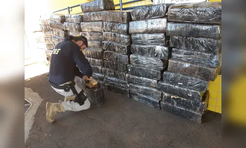 PRF prende motorista de carreta com drogas e armas em Mandaguari