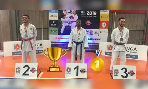 Atleta apucaranense é campeão do Open de Karatê em Maringá