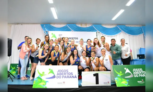 Basquetebol feminino de Apucarana é campeão nos Jogos Abertos do Paraná