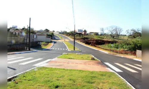 Miguel Amaral e Alexandre Curi visitam obras de asfalto na Av. Maranhão
