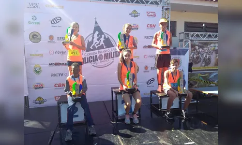 Equipe apucaranense se destaca na Corrida da Polícia Militar em Maringá