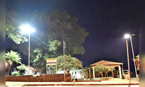 Marilândia do Sul moderniza iluminação de praça