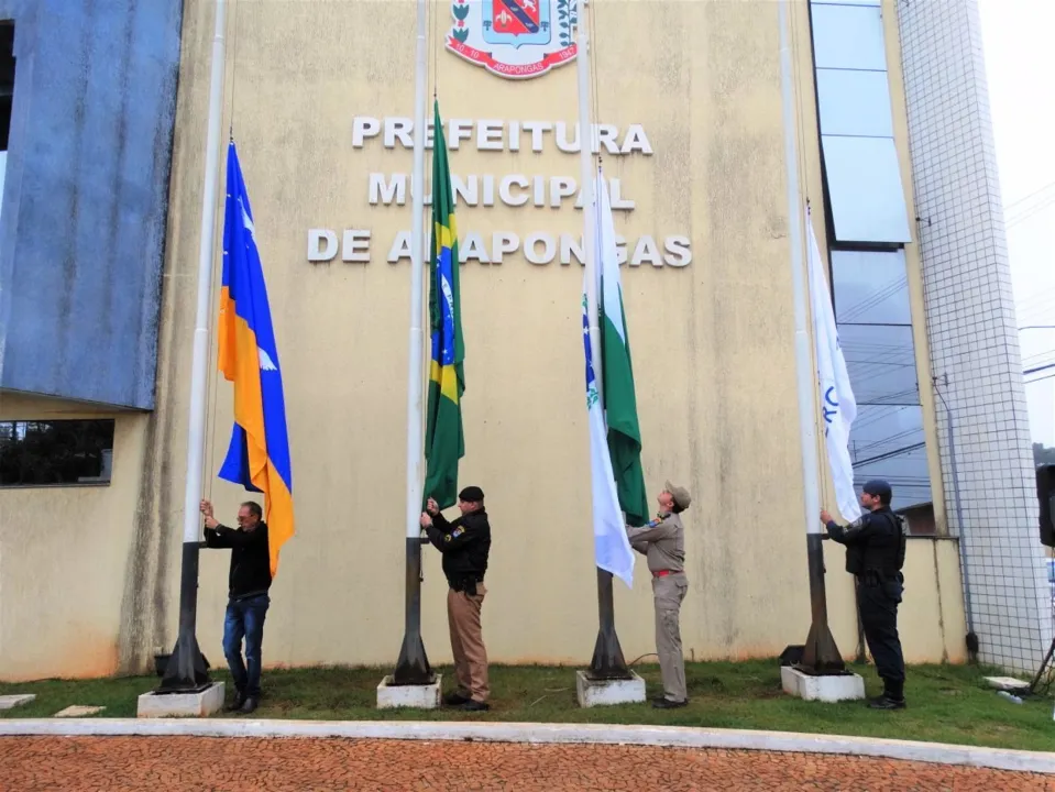 Ato em comemoração a semana da pátria. Foto: Reprodução