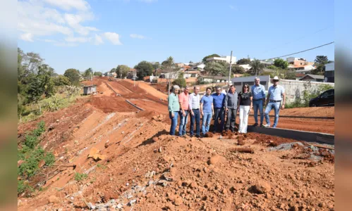
							Deputado Alexandre Curi e prefeito Miguel Amaral visitam obras 
						
						