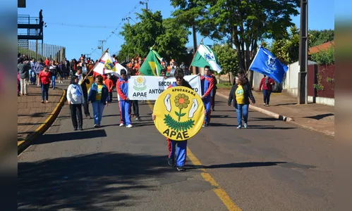 Desfile cívico da Apae de Apucarana acontece amanhã 
