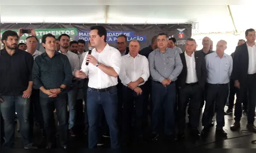 Governador está em Apucarana para liberação de recursos