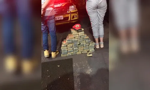 PRE de Cascavel apreende mais de 50 quilos de maconha