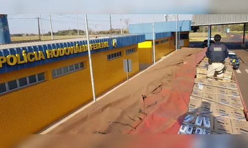 PRF apreende 450 mil carteiras de cigarro na BR-163