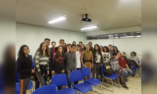 
							PM de Apucarana realiza palestras em colégios de Apucarana 
						
						