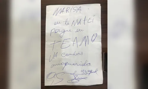 Idoso suspeito de matar esposa deixa bilhete com declaração de amor ao lado do corpo 