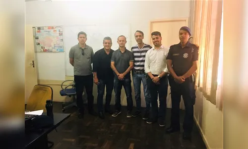 Prefeito de Mandaguari e comitiva conhecem a Guarda Municipal de Arapongas