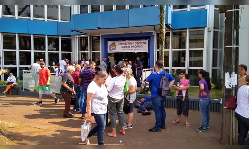 Saques do FGTS começam hoje; Movimento em Apucarana é grande