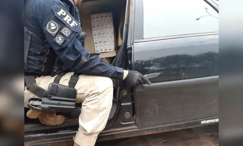 Após tentativa de fuga, PRF prende contrabandista na BR-163; veja vídeo