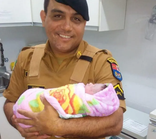 A menina foi encontrada pelos policiais militares. (Foto Divulgação)