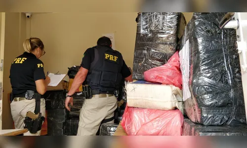 PRF apreende 1 tonelada de maconha em Guarapuava