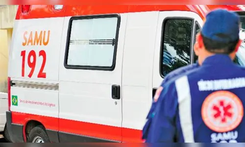 Motociclista fica ferido em acidente na Av. Brasil, em Faxinal