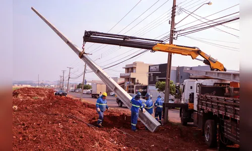 Remanejamento de postes garante alargamento da “Cristiano Kussmaul”