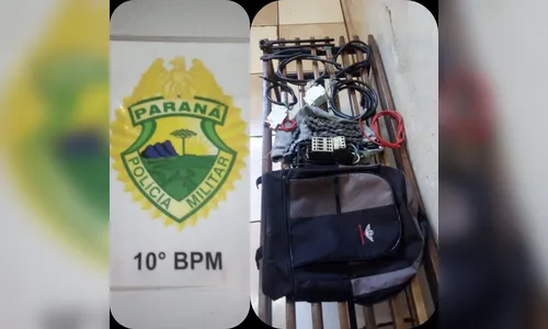 Dupla é detida após furto de fios de cobre em Apucarana 