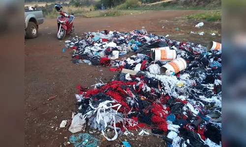 Sema investiga descarte irregular de resíduos textêis