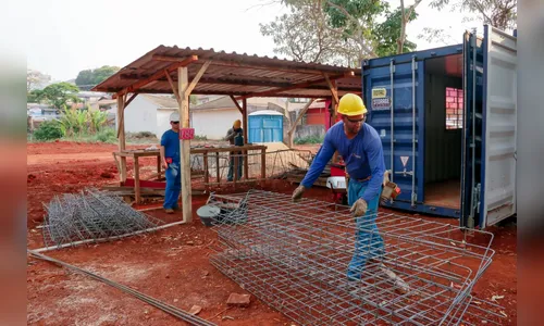 Seguem obras de revitalização da nascente do Rio Pirapó