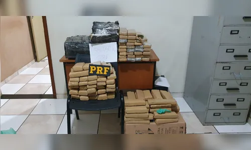 PRF prende homicida com 155 Kg de maconha em Apucarana