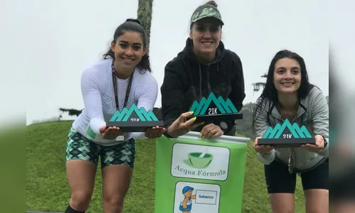 Priscila Luz fica em segundo lugar na Corrida da Graciosa em Morretes