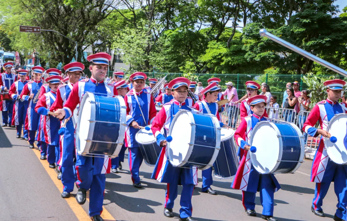 Festival movimenta Apucarana com apresentação de fanfarras