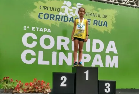 Rebecca Capelari vai representar Apucarana na 18ª Corrida Garotada no Espírito Santo - Foto: Divulgação