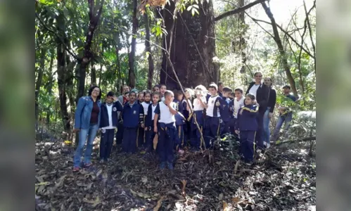 
							Alunos da rede municipal têm aula prática de ciências no meio da natureza 
						
						