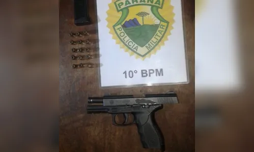 Homem que estava com arma roubada de PM é preso em Apucarana 