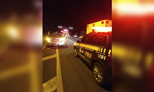 Jovem morre após ser atropelado na BR-369 em Apucarana nesta noite 