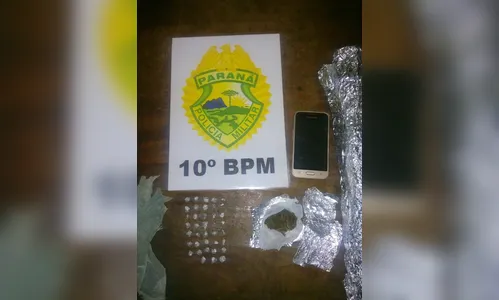 PM apreende pedras de crack e maconha em Cambira 